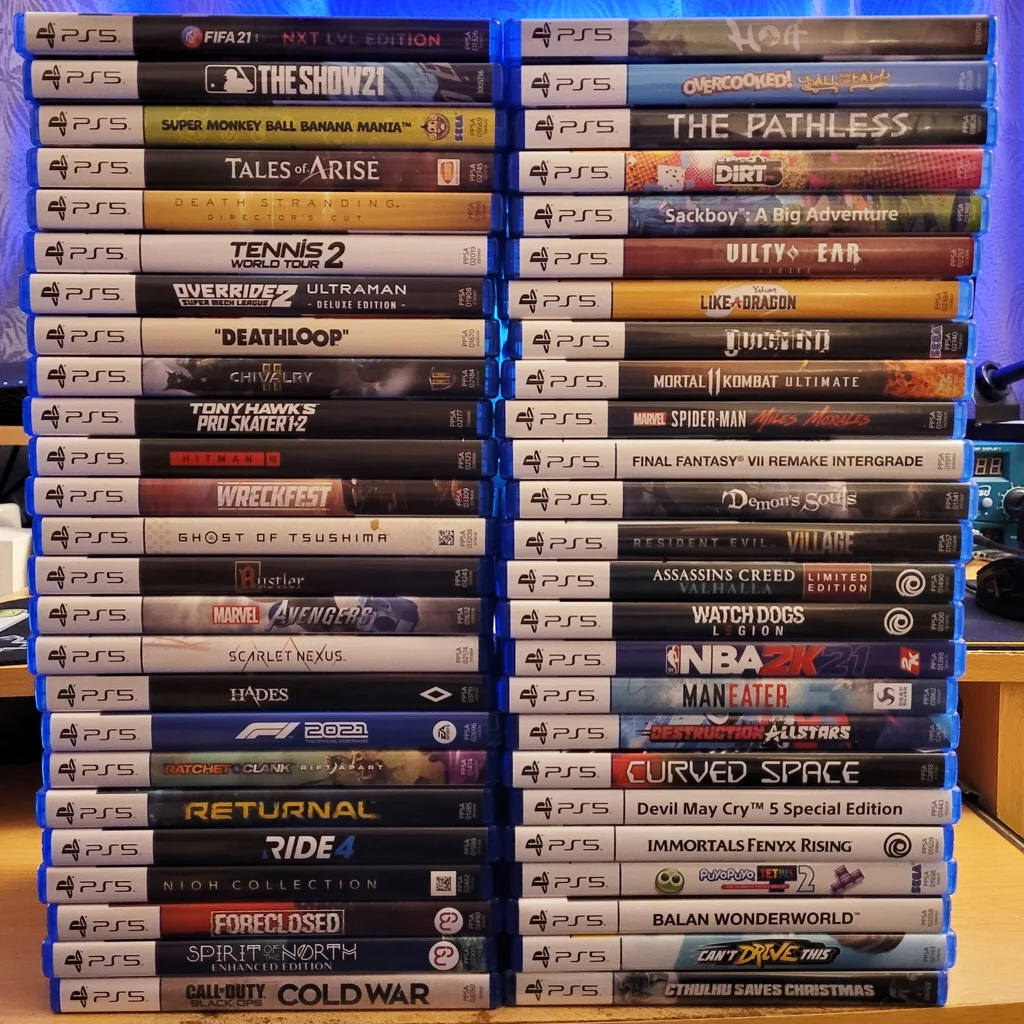 Premium Game CD Pallet for PS3, PS4, and PS5 – 200 Game CDs